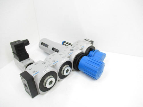 DAIKO　75π　DDL-5001ww Festo LFR-D-MIDI Pneumatic Regulator With 170682, 170685 And